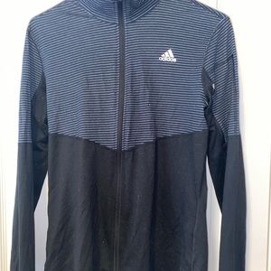 Adidas running zip up